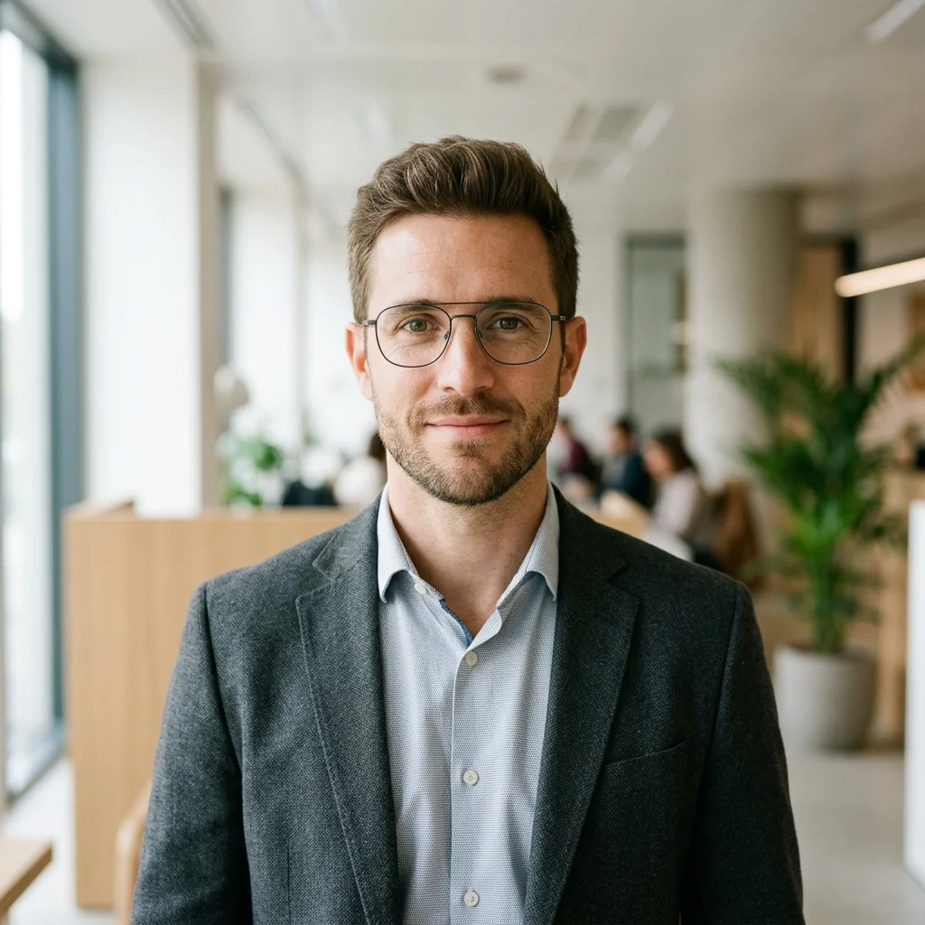 Retrato de Hugo Kerbrat, experto en finanzas y fiscalidad de rutapyme
